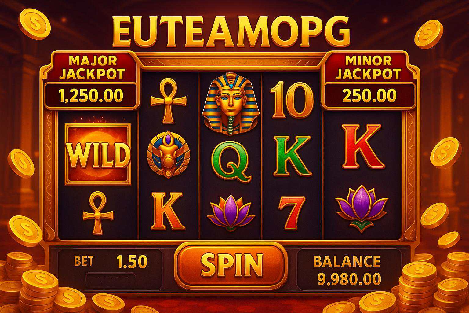 Jogos de Slot no Casino Online EUTEAMOPG