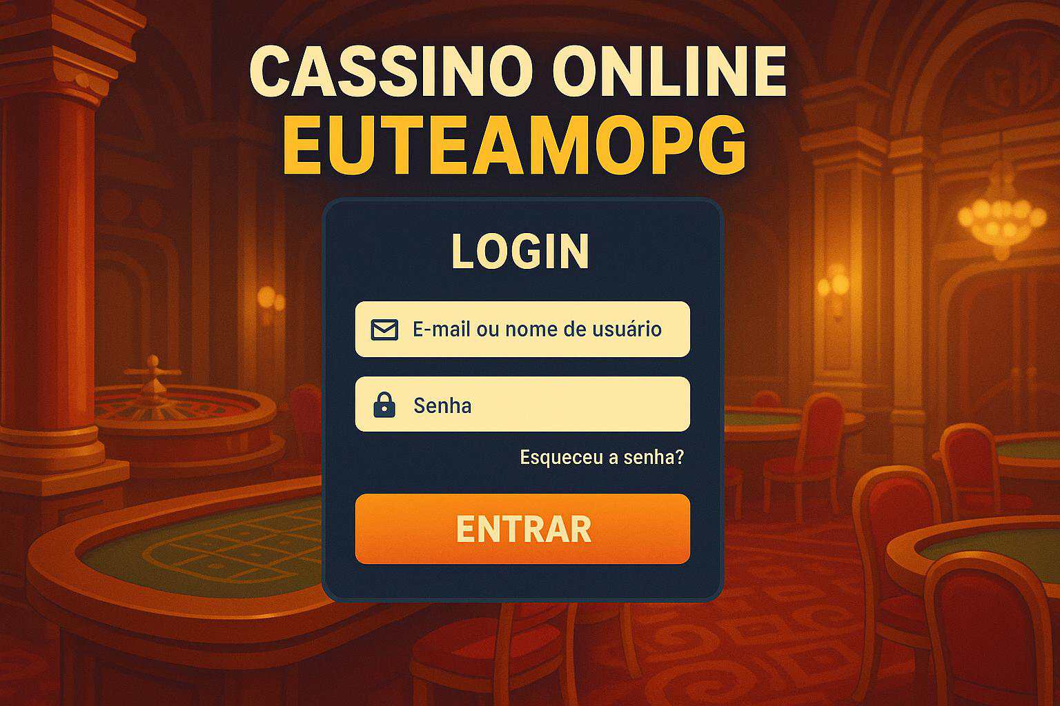 Login no Cassino EUTEAMOPG