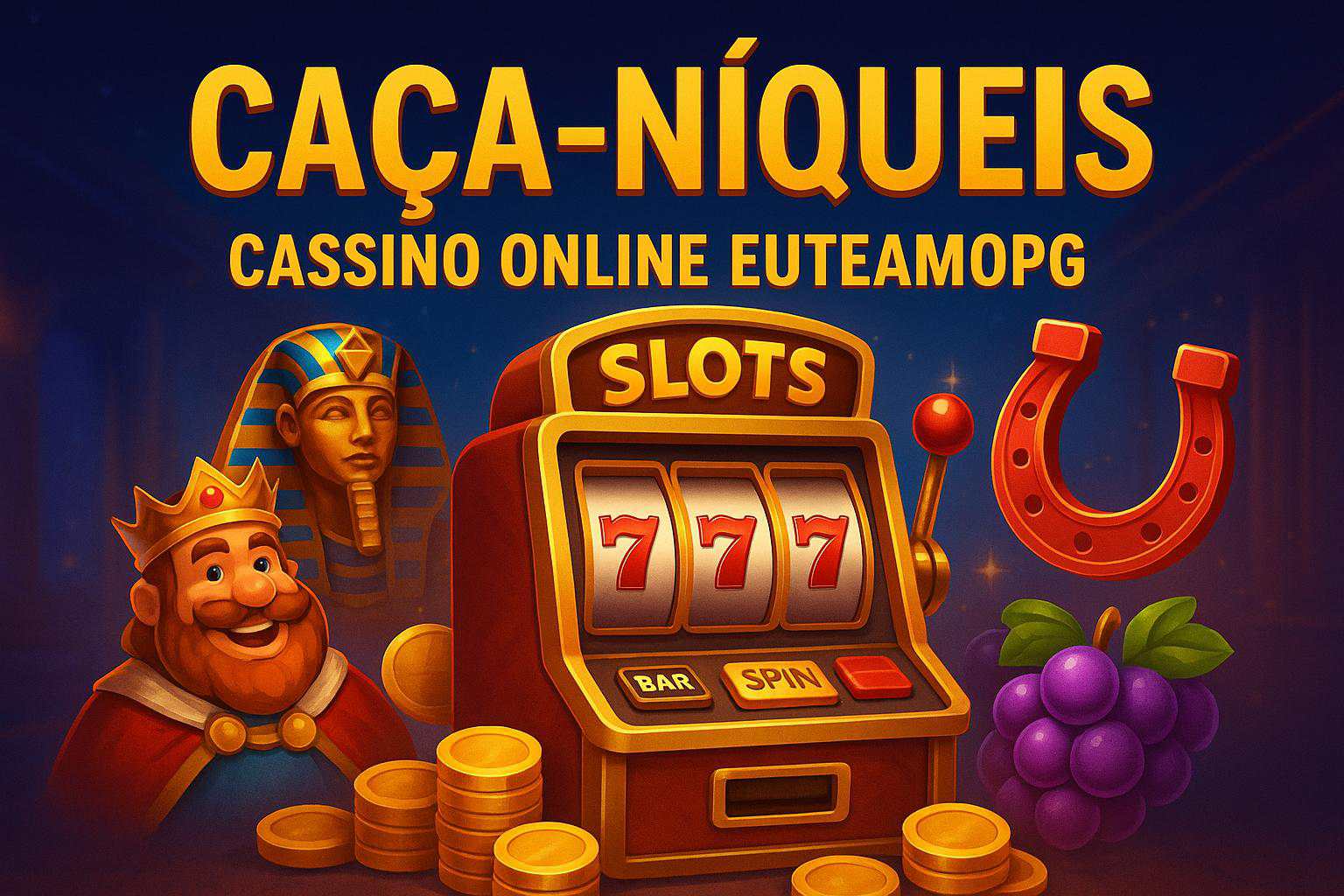 Explore o mundo das slot machines no EUTEAMOPG Casino
